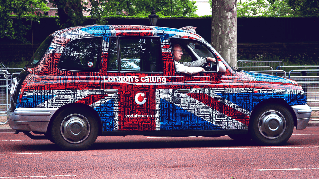 British Taxis Connected by Multi-Network Roaming