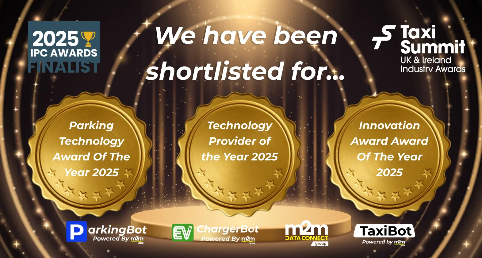 M2M TaxiBot Shortlisted for Innovation Award at Taxi Summit Blackpool